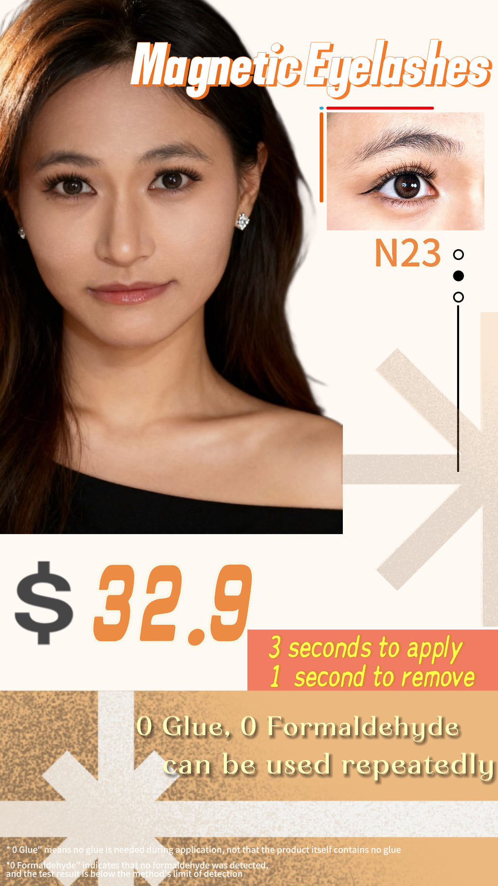 Magnetic Natural False Lashes – Glue-Free, Reusable & Easy to Wear Anytime -TIKTOK LIVE