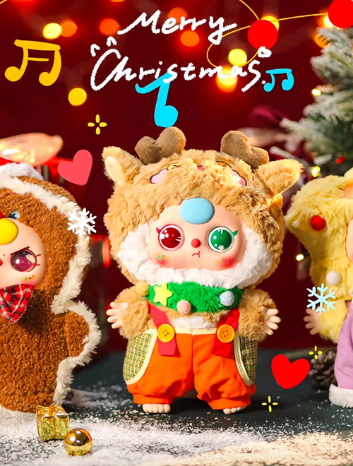 Baby Three 400% Christmas Series Plush Dolls, Blind Box