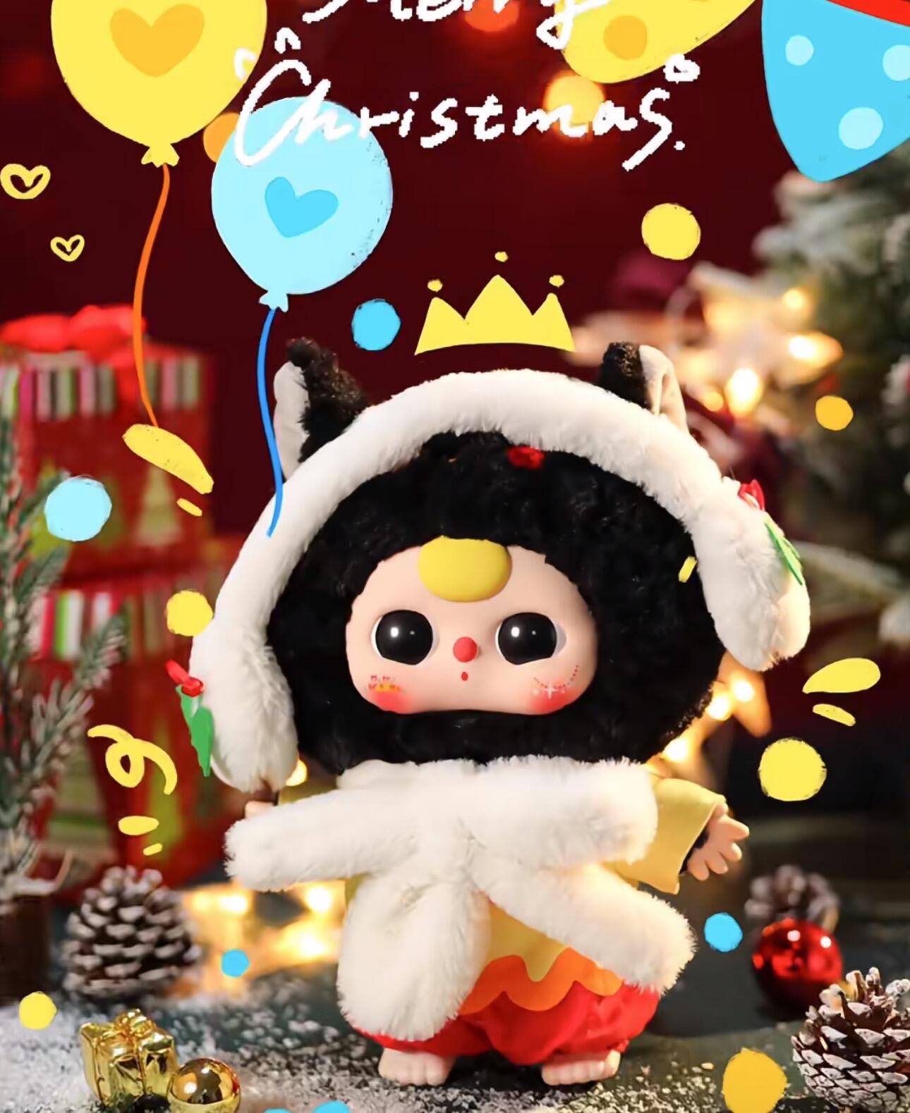 Baby Three 400% Christmas Series Plush Dolls, Blind Box