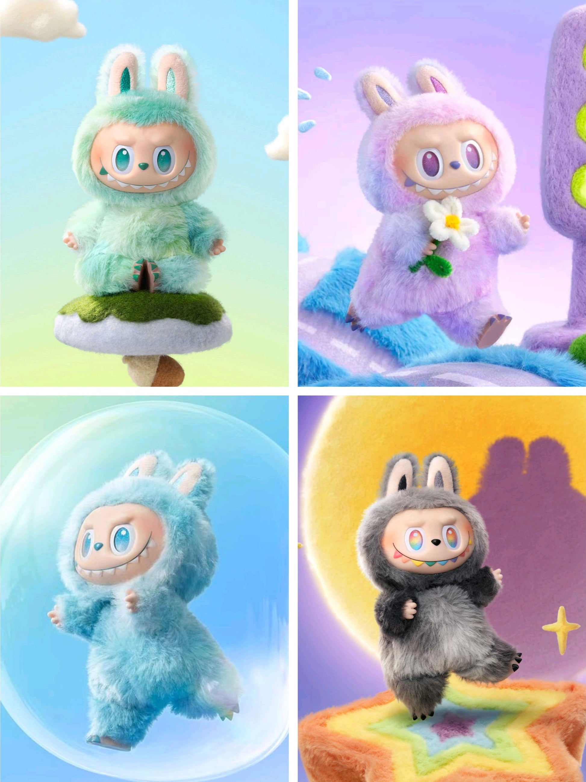 LABUBU V3 The Monsters - Big into Energy Series - Vinyl Plush Pendant Blind Box