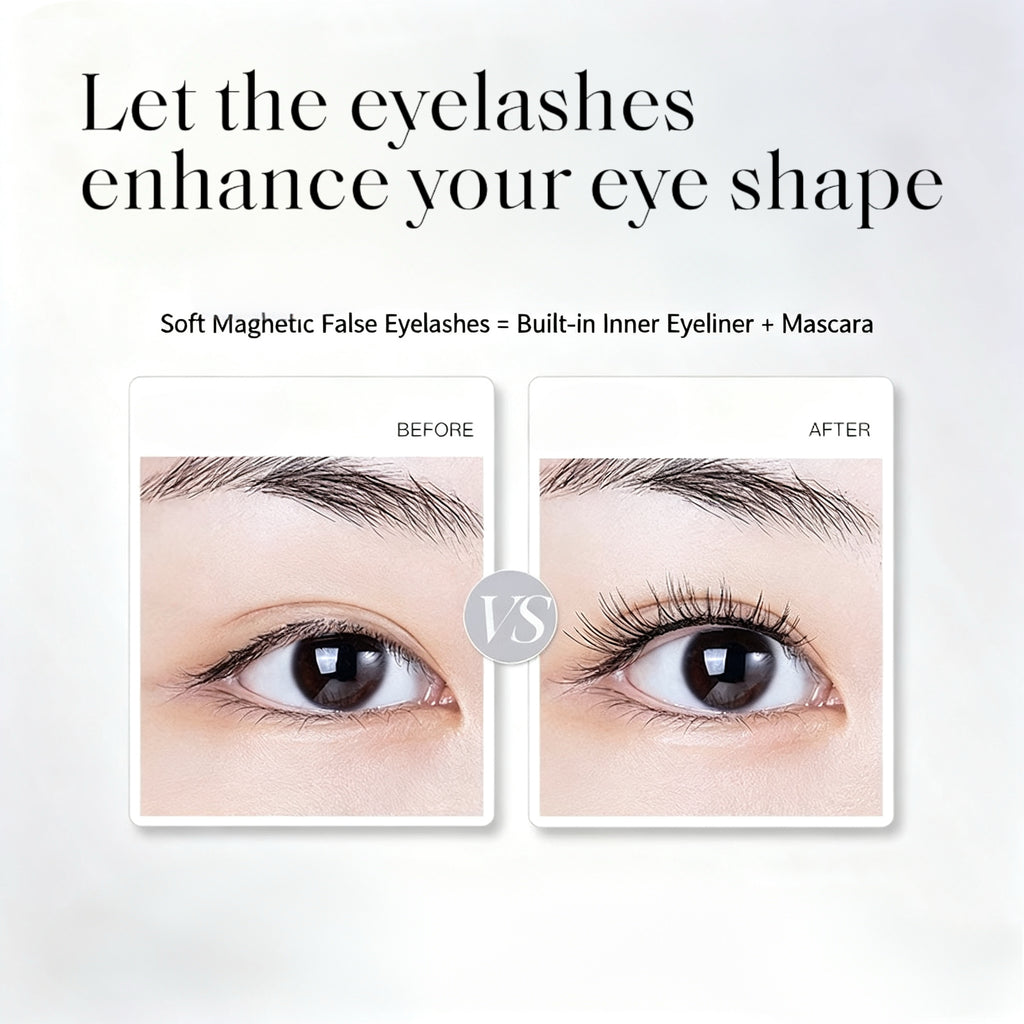 Magnetic Natural False Lashes – Glue-Free, Reusable & Easy to Wear Anytime -TIKTOK LIVE