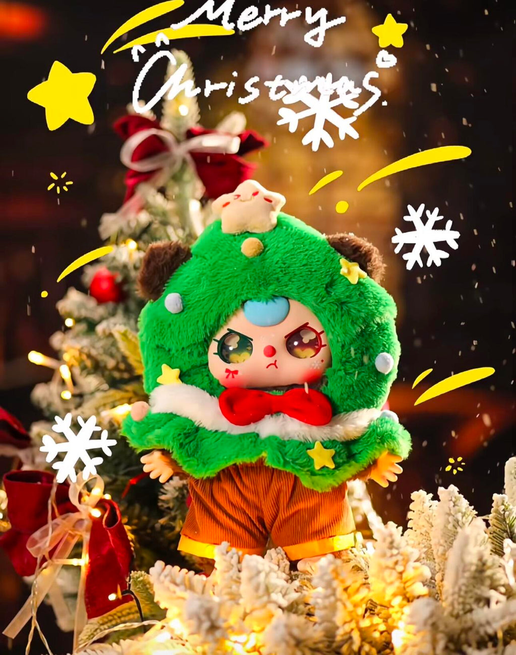 Baby Three 400% Christmas Series Plush Dolls, Blind Box